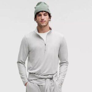 Lululemon Men's Soft Jersey Half Zip - Grey